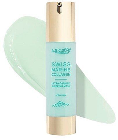 Маска нічна з морським колагеном Marine Collagen Sleeping Mask A.G.E. STOP 50 мл 85538 фото