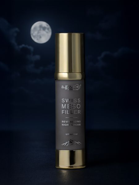 Нічний крем мезо-філлер Swiss Meso Filler Revitalizing Night Cream A.G.E. STOP 50 мл age-008 фото