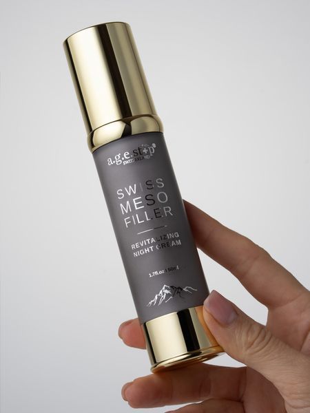 Нічний крем мезо-філлер Swiss Meso Filler Revitalizing Night Cream A.G.E. STOP 50 мл age-008 фото
