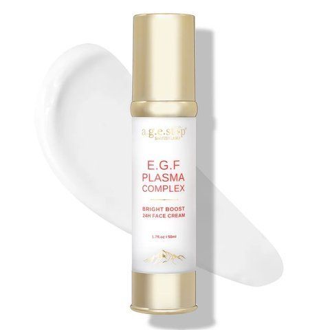 Крем для освітлення, оновлення та захисту шкіри E.G.F. Plasma Complex 24H Bright Boost Face Cream A.G.E. STOP 50 мл age-009 фото