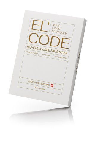 Набір з 3 антивікових біоцелюлозних масок для обличчя El&rsquo;Code elcode777 фото